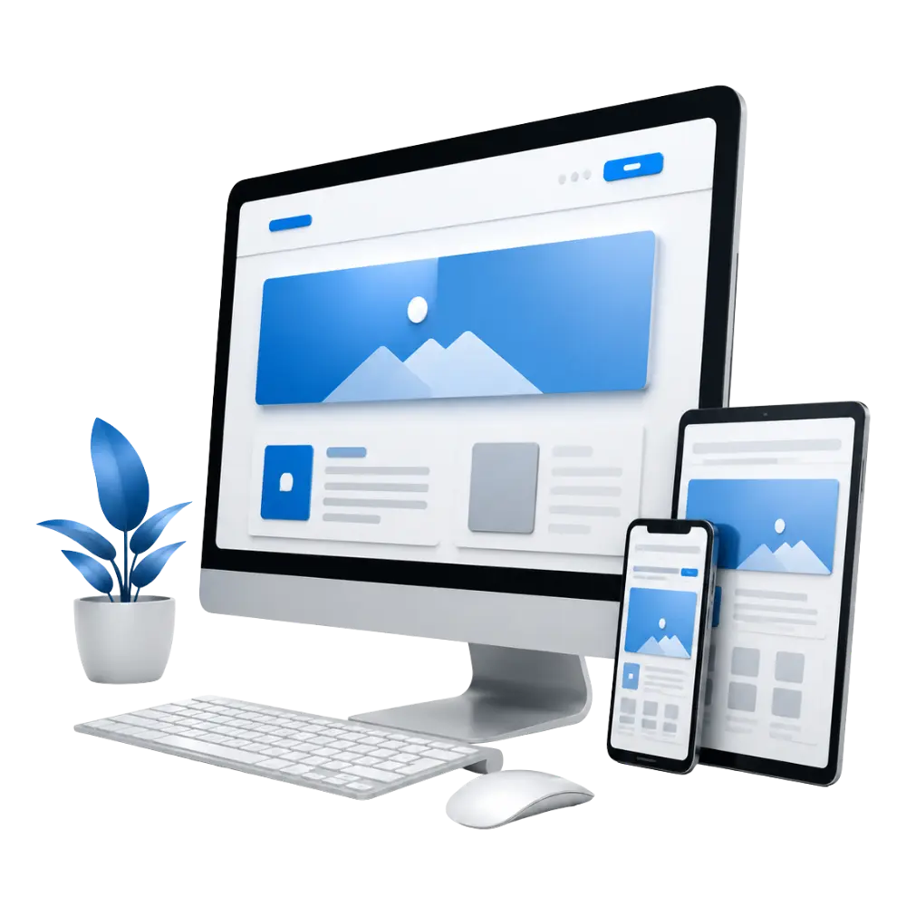 Website Development & Digital Presence illustration