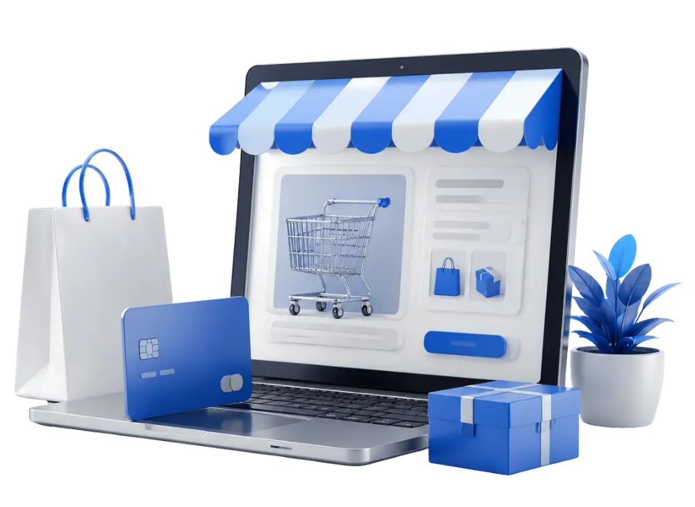E-Commerce Solutions illustration